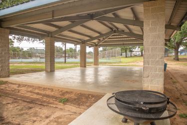 Pavilion has a grill for your cookout