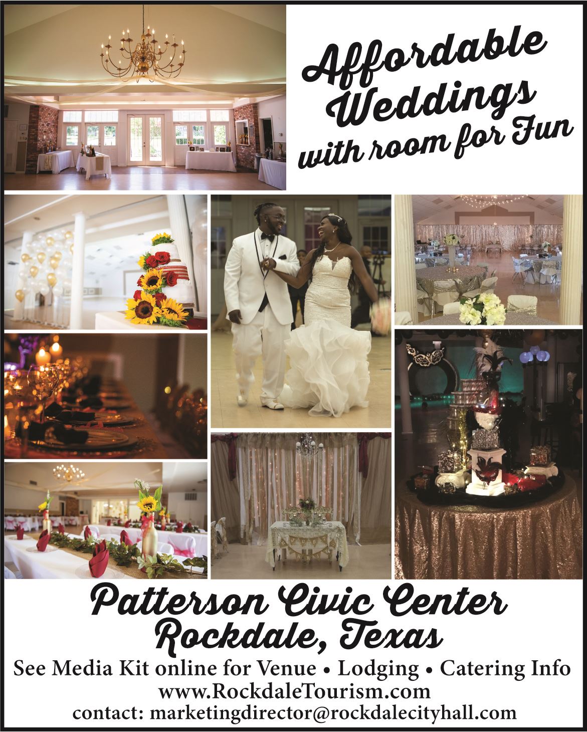 Patterson Center Weddings Promotion
